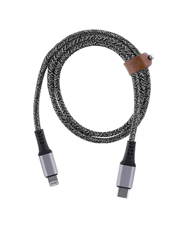 T'nB CBLTCLTD câble Lightning 1,5 m Noir, Gris