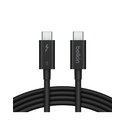 Belkin INZ005HQ1MBK Câble Thunderbolt 1 m 120 Gbit/s Noir