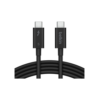 Belkin INZ005HQ1MBK Câble Thunderbolt 1 m 120 Gbit/s Noir