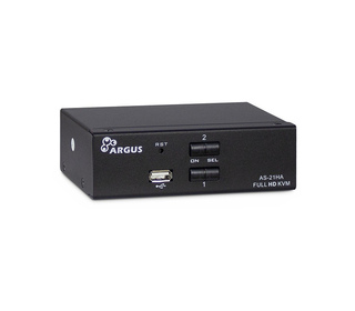 Inter-Tech AS-21HA HDMI commutateur écran, clavier et souris Noir