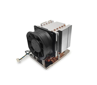 Inter-Tech J-12 Processeur Refroidisseur d'air 8 cm Noir, Argent 1 pièce(s)