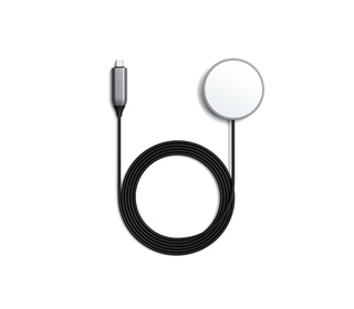 Satechi ST-UCQIMCM chargeur d'appareils mobiles Téléphone portable Gris, Blanc USB Recharge sans fil Intérieure