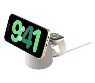 Belkin BoostCharge Pro Casques, Smartphone, Smartwatch Beige Secteur Recharge sans fil Charge rapide Intérieure