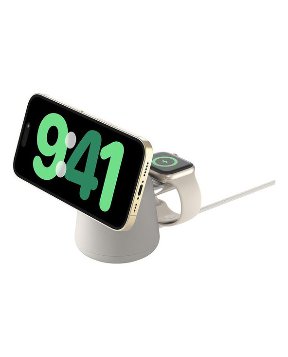 Belkin BoostCharge Pro Casques, Smartphone, Smartwatch Beige Secteur Recharge sans fil Charge rapide Intérieure