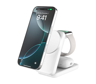 Belkin Qi2 Fitness tracker, Casques, Smartphone, Smartwatch Blanc USB Recharge sans fil Charge rapide Intérieure