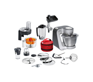 Bosch MUM59S81DE robot de cuisine 1000 W 3,9 L Noir, Acier inoxydable