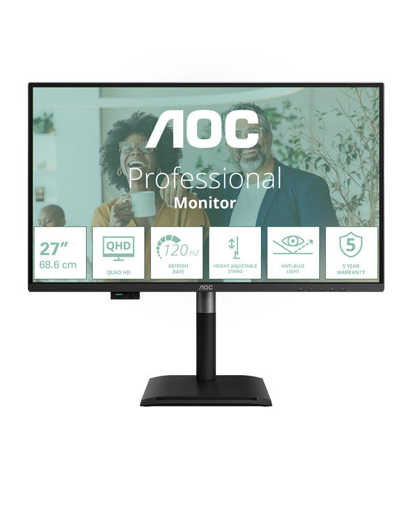 AOC Q27P4CV 27" LED Quad HD 4 ms Noir