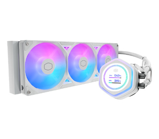 Cooler Master MasterLiquid Atmos II 360 LCD White Processeur Kit watercooling 12 cm Blanc 1 pièce(s)