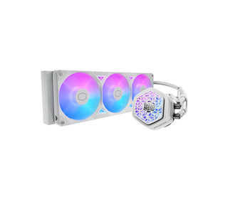 Cooler Master MasterLiquid Atmos II 360 VRM Fan White Processeur Kit watercooling 12 cm Blanc 1 pièce(s)