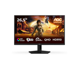 AOC G4 Q27G41ZDF 26.5" QD-OLED Quad HD 0,03 ms Noir, Rouge