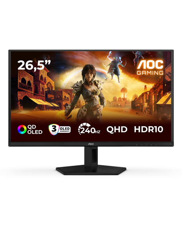 AOC G4 Q27G41ZDF 26.5" QD-OLED Quad HD 0,03 ms Noir, Rouge