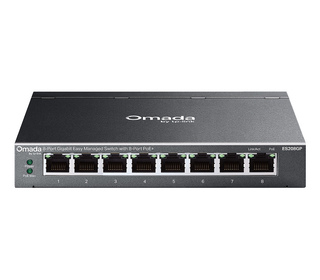 TP-Link Omada ES208GP commutateur réseau Géré L2 Gigabit Ethernet (10/100/1000) Connexion Ethernet, supportant l'alimentation vi