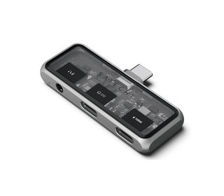 Satechi ST-HXRAJM station d'accueil USB 3.2 Gen 2 (3.1 Gen 2) Type-C Gris