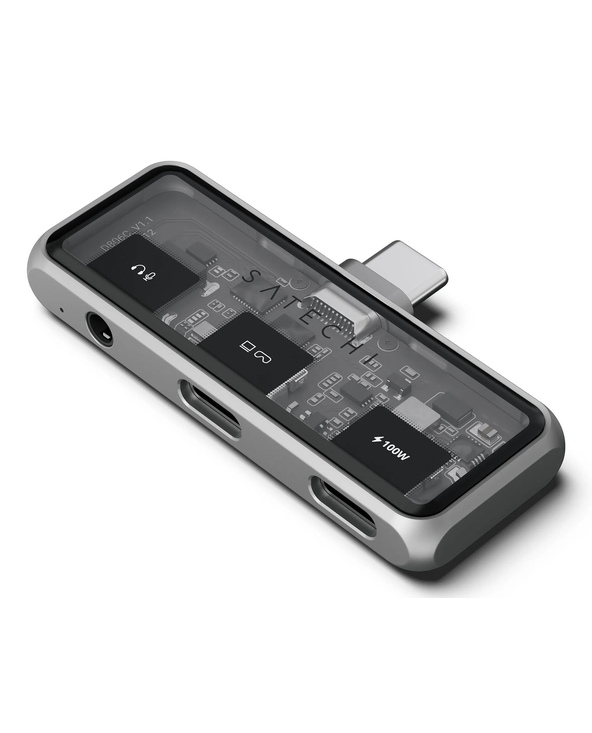 Satechi ST-HXRAJM station d'accueil USB 3.2 Gen 2 (3.1 Gen 2) Type-C Gris