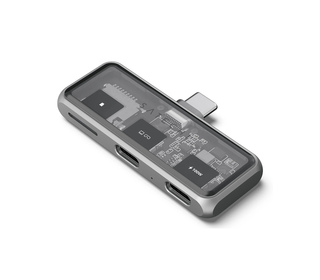 Satechi ST-HXRSDM station d'accueil USB 3.2 Gen 2 (3.1 Gen 2) Type-C Gris