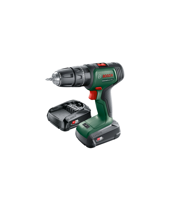 Bosch UniversalImpact 18V 1450 tr/min Sans clé 1,3 kg Noir, Vert, Rouge
