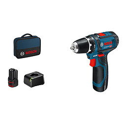 Bosch Akku-Bohrschrauber 12 V Li-Ion 1300 tr/min Noir, Bleu, Rouge