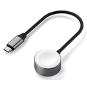 Satechi ST-QCAWM chargeur d'appareils mobiles Smartwatch Blanc, Gris USB Recharge sans fil Intérieure