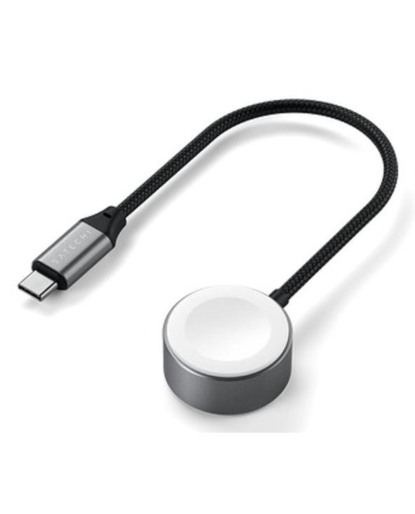 Satechi ST-QCAWM chargeur d'appareils mobiles Smartwatch Blanc, Gris USB Recharge sans fil Intérieure
