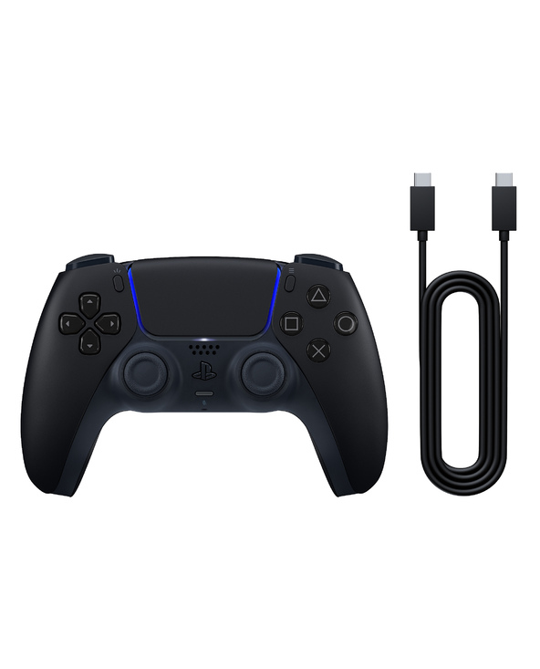 Sony Manette sans fil DualSense – Midnight Black + câble USB pour PC