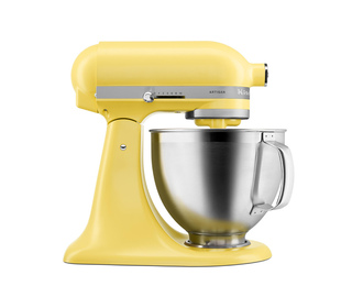 KitchenAid 5KSM195PSEBT mixeur Robot mixer 300 W Acier inoxydable, Jaune