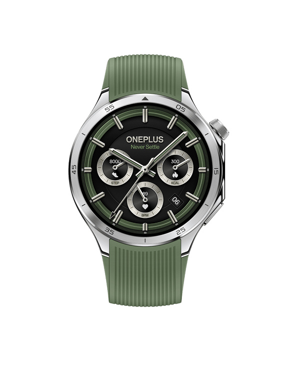 OnePlus Watch 3 46mm 3,81 cm (1.5") AMOLED Numérique 466x466 pixels Écran tactile Argent Wifi GPS (satellite)