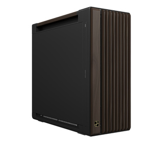 ASUS ProArt PA602 Wood Edition Modern Black - Metal Panel Midi Tower Noir, Bois