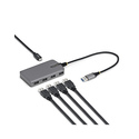 StarTech.com 5G4AC-USB-A-HUB hub & concentrateur USB 3.2 Gen 1 (3.1 Gen 1) Type-A 5000 Mbit/s Gris