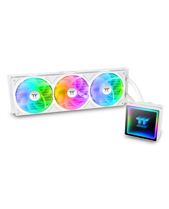 Thermaltake TH360 V3 ARGB Processeur Kit watercooling 12 cm Blanc 1 pièce(s)