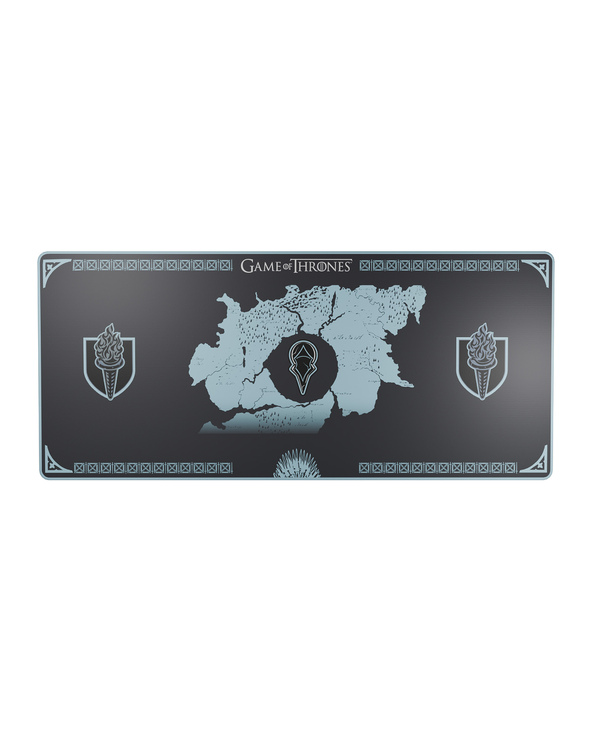 Lexip HBO Game of Thrones - Night King Edition Tapis de souris de jeu Noir, Bleu