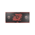 Lexip HBO Game of Thrones - Targaryen Edition Tapis de souris de jeu Noir, Rouge