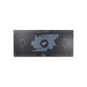 Lexip HBO Game of Thrones – Stark Edition Tapis de souris de jeu Noir, Bleu, Blanc