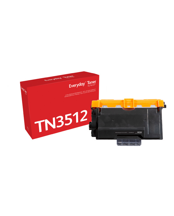 Toner Noir Everyday de Xerox compatible avec Brother TN3512, Très haute capacité