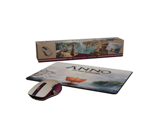 Lexip Souris sans fil FLEX MOUSE avec joystick 3D et tapis de souris – Édition Anno 117 : Pax Romana