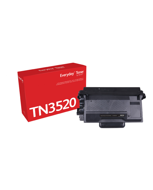 Toner Noir Everyday de Xerox compatible avec Brother TN3520, Ultra grande capacité