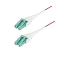 StarTech.com Câble Fibre Optique Multimode OM4 LC vers LC (UPC) de 30m, Erika Violet, 50/125 µm, 40G/100G, LOMMF/VCSEL, Cordon d