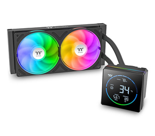 Thermaltake TH240-S V3 ARGB Processeur Kit watercooling 12 cm Noir 1 pièce(s)