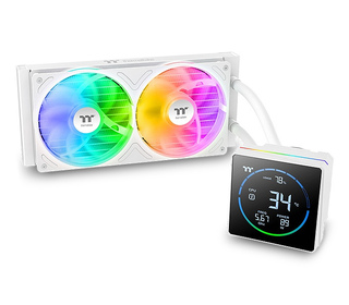 Thermaltake TH240-S V3 ARGB Processeur Kit watercooling 12 cm Blanc 1 pièce(s)