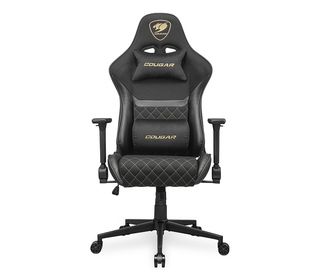 COUGAR CGR-A2F-GLB Siège de jeu universel Siège capitonné Noir, Or