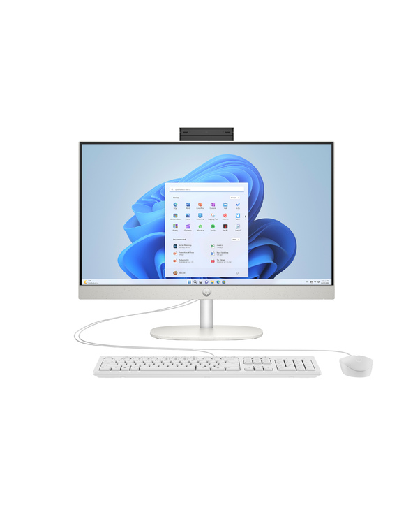 HP ALL-IN-ONE 24-CR0091NF PC 23.8" AMD Athlon Silver 8 Blanc 512 Go