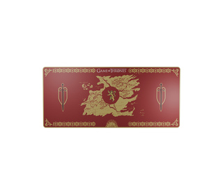 Lexip HBO Game of Thrones - Lannister Edition Tapis de souris de jeu Rouge