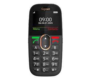 Gigaset GL695 5,87 cm (2.31") 113 g Noir Téléphone pour seniors