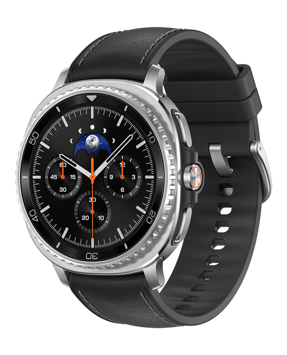 Samsung Galaxy Watch 8 Classic 3,3 cm (1.3") AMOLED 46 mm Numérique 438x438 pixels Écran tactile Argent Wifi GPS (satellite)