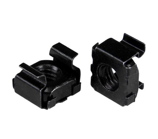 StarTech.com Paquet de 100 écrous cages M6 - Noir