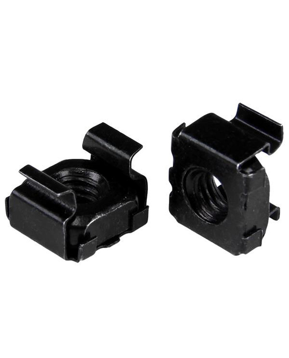 StarTech.com Paquet de 100 écrous cages M6 - Noir