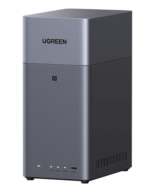 Ugreen DH2300 NAS Mini Tower 4 Go Gris