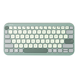 ASUS KW100 clavier Maison Bluetooth Allemand Vert, Vert clair, Gris