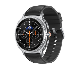 Samsung Galaxy Watch 8 Classic 3,3 cm (1.3") AMOLED 46 mm Numérique 438x438 pixels Écran tactile 4G Argent Wifi GPS (satellite)