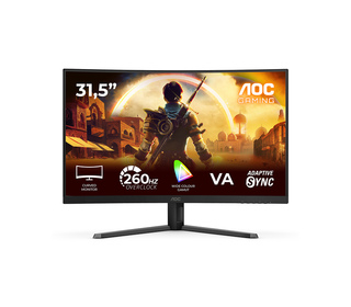 AOC G4 C32G42ZE 31.5" LED Full HD 4 ms Noir, Rouge
