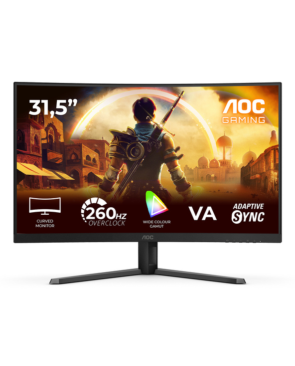 AOC G4 C32G42ZE 31.5" LED Full HD 4 ms Noir, Rouge